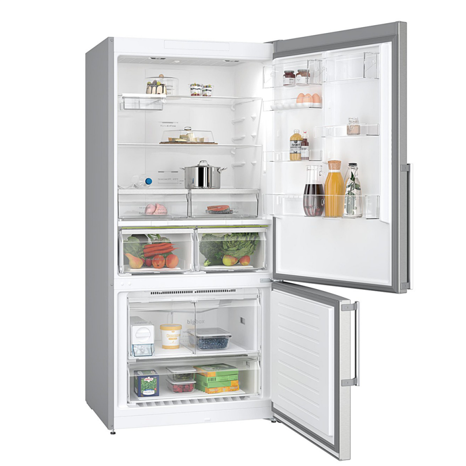 Profilo BD3086IECN E Enerji Sınıfı 631 Lt NoFrost Alttan Donduruculu Buzdolabı (Inox)