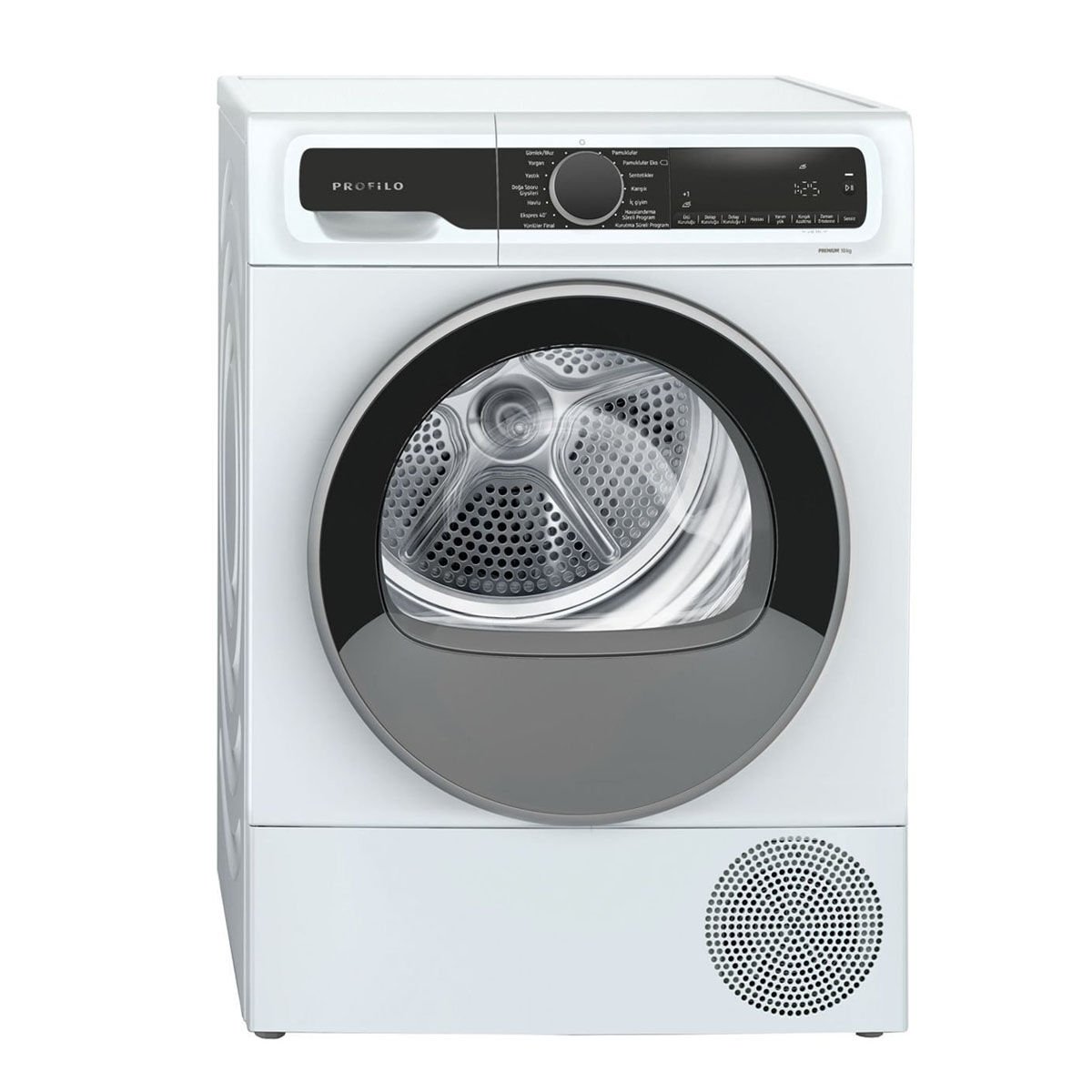 Profilo KM10610CTR Çamaşır Kurutma Makinesi Isı Pompalı 10 kg Beyaz