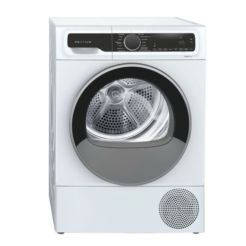 Profilo KM10610CTR Çamaşır Kurutma Makinesi Isı Pompalı 10 kg Beyaz