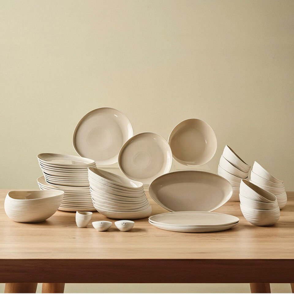 Karaca Earth Collection Rise 55 Parça 12 Kişilik Yemek Takımı