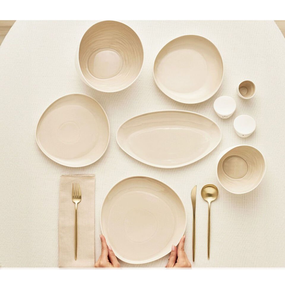 Karaca Earth Collection Rise 55 Parça 12 Kişilik Yemek Takımı