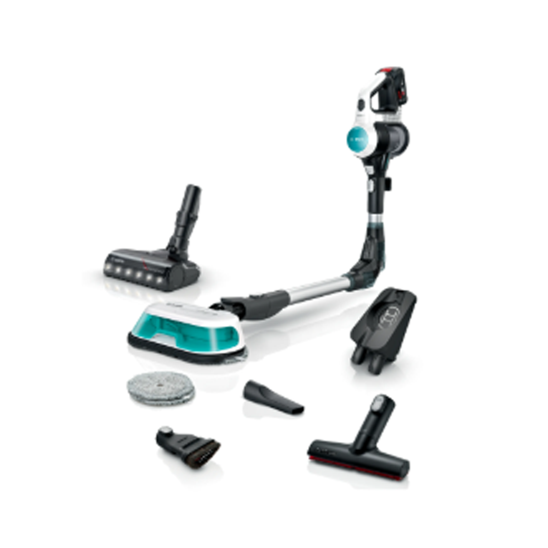 Bosch  BCS71HYG1 2'si 1 arada Süpürme ve Silme Unlimited 7 ProHygienic Aqua Beyaz