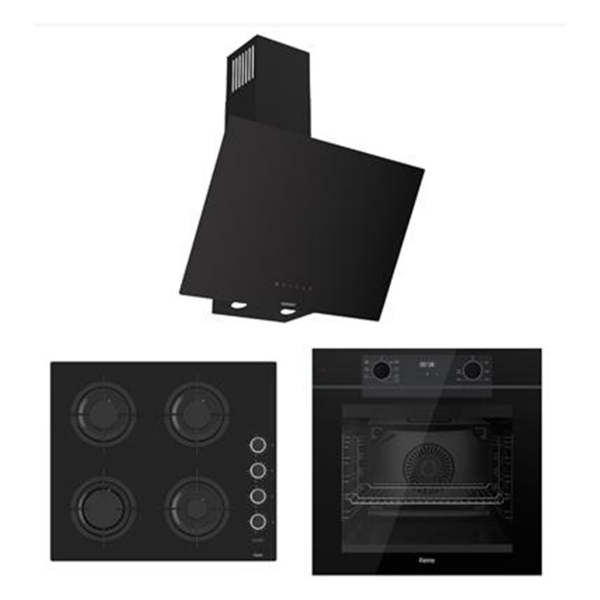 Ferre Artline FryArt Siyah Ankastre Set