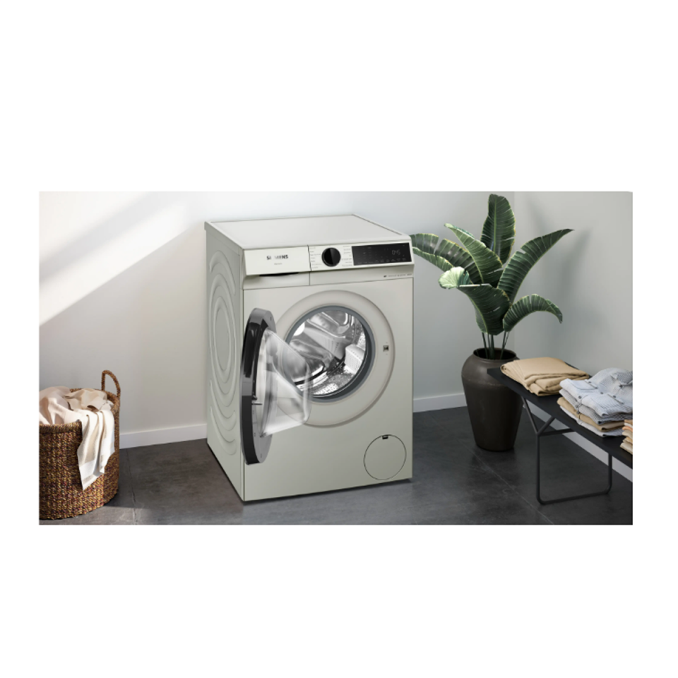 Siemens iQ500 WG42K2ZXTR 9 kg Maks. 1200 Dev./Dak. Çamaşır Makinesi Gümüş