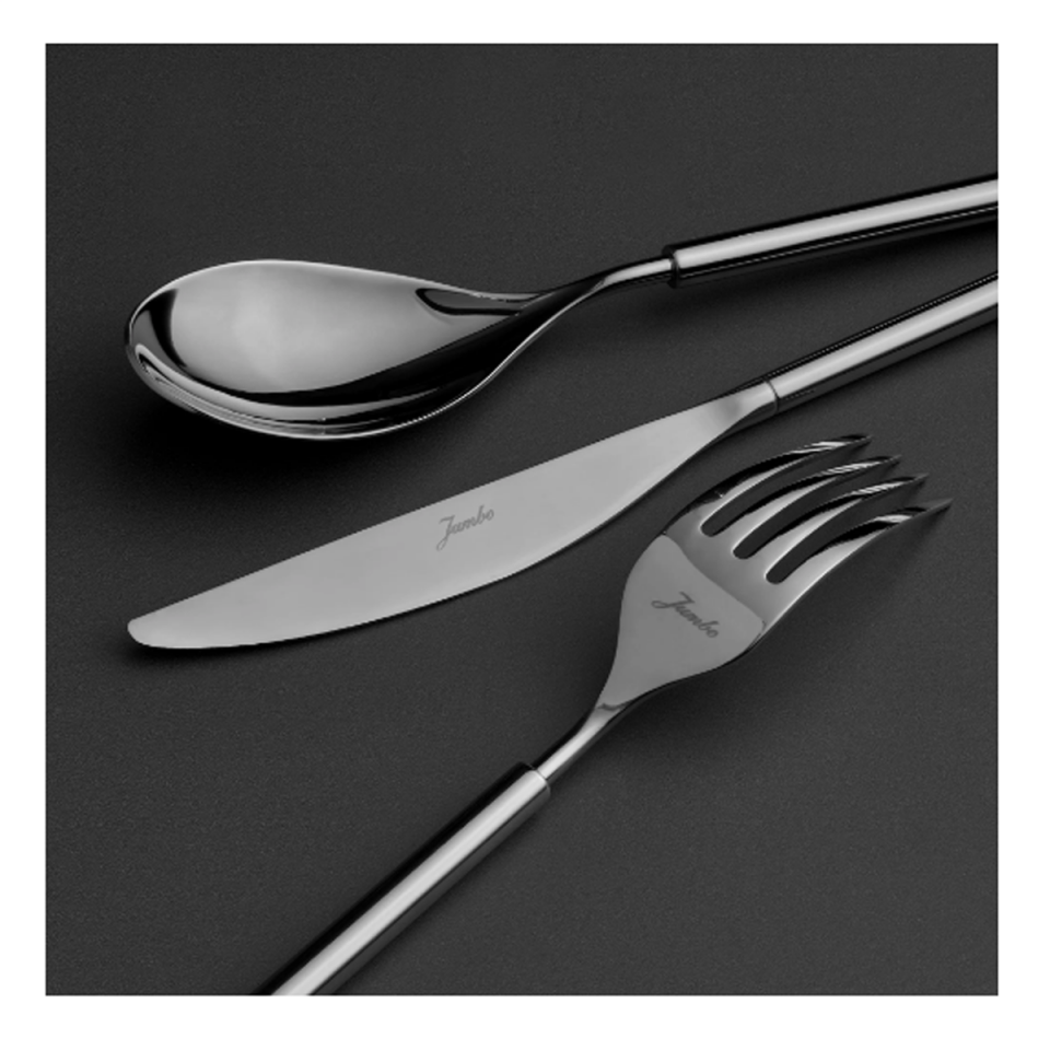 JUMBO Jumbo 6000 Roller 12 Kişilik 84 Parça Çatal Kaşık Bıçak Takımı