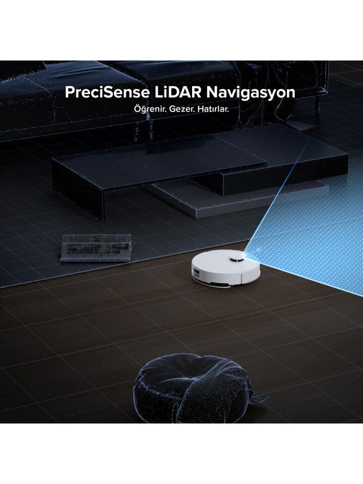 Roborock S8 Pro Plus Akıllı Robot Süpürge - Beyaz