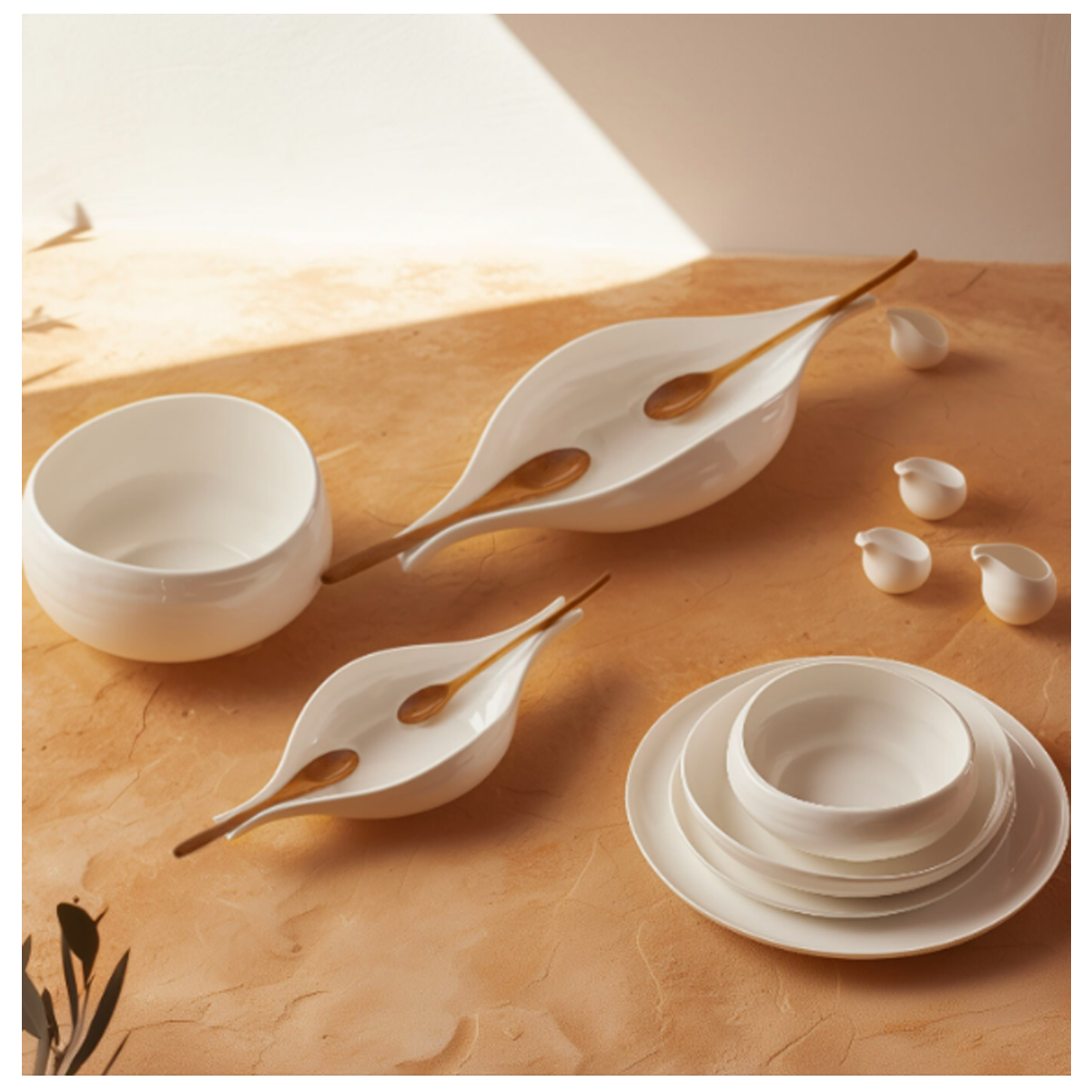 Karaca Earth Collection Clay 55 Parça 12 Kişilik Yemek Takımı