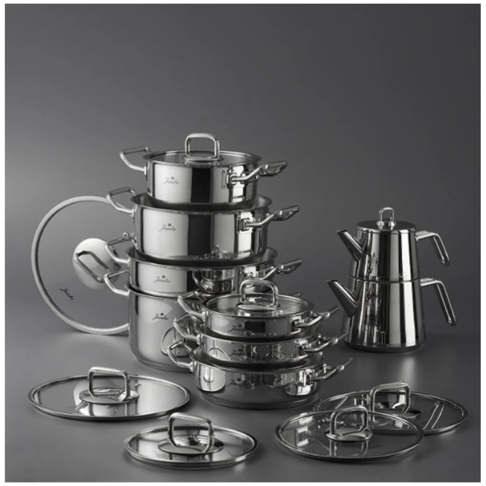 Jumbo Proshine 17 Parça İndüksiyon Tabanlı Çeyiz Seti