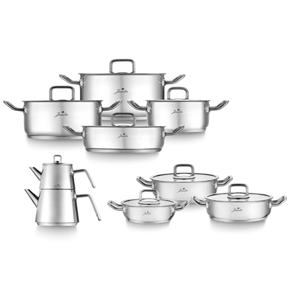 Jumbo Proshine 17 Parça İndüksiyon Tabanlı Çeyiz Seti