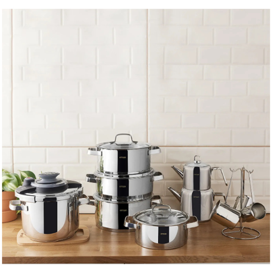 Emsan Asterion 17 Parça Çelik Çeyiz Seti