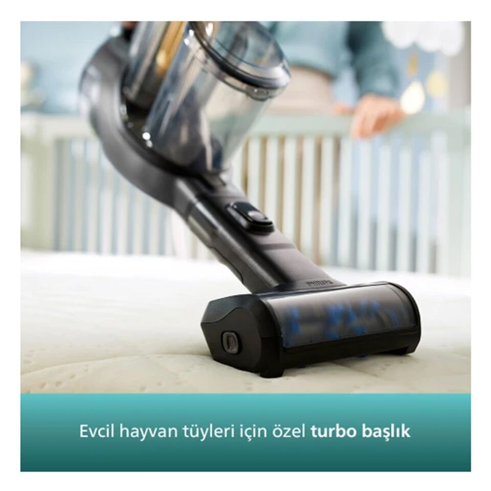 Philips XC8349/01 Aqua Plus Dikey Şarjlı Süpürge