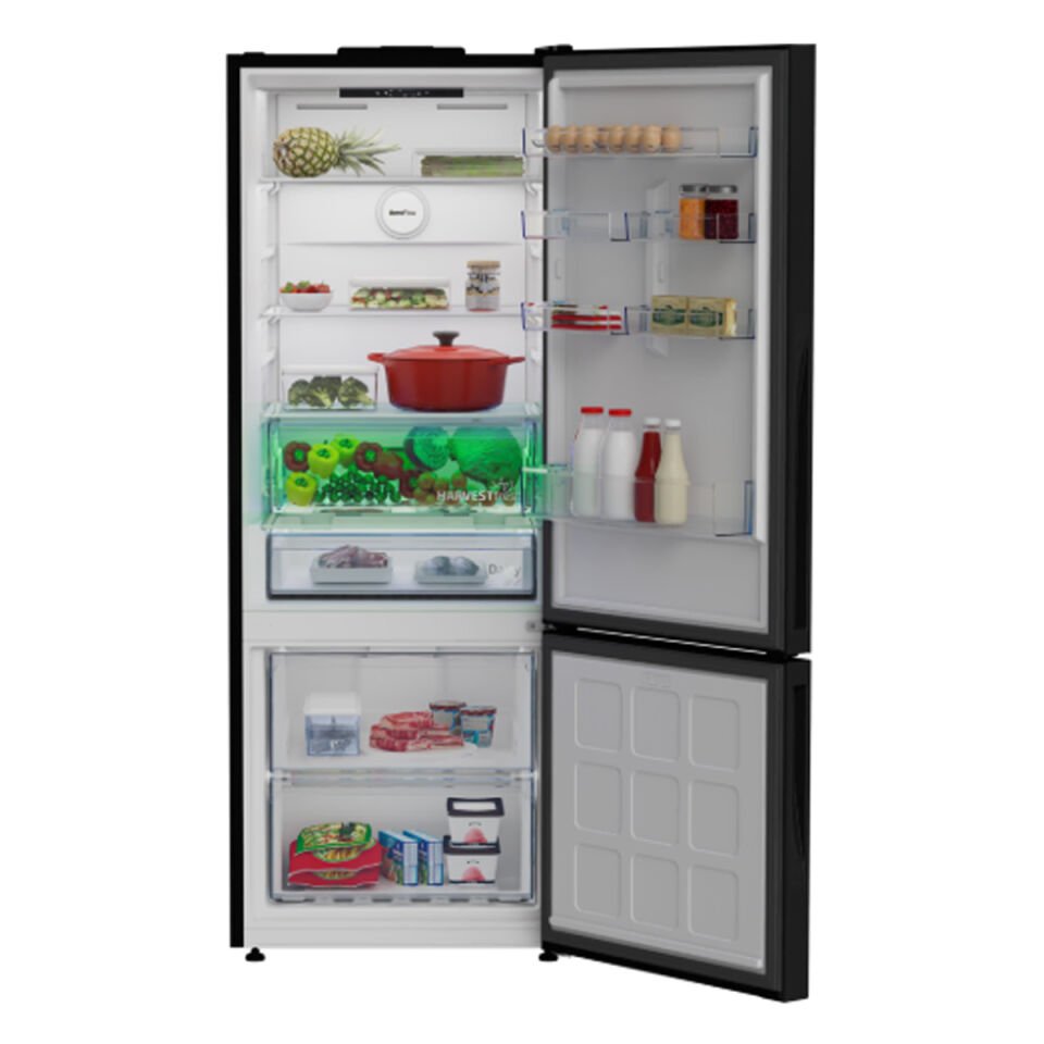 Beko 670475 IESC AI Siyah Cam  No Frost Buzdolabı