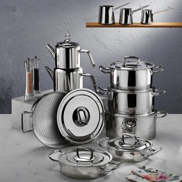 Aryıldız Vento Prestige Steel Kapak 20 Parça İdeal Set