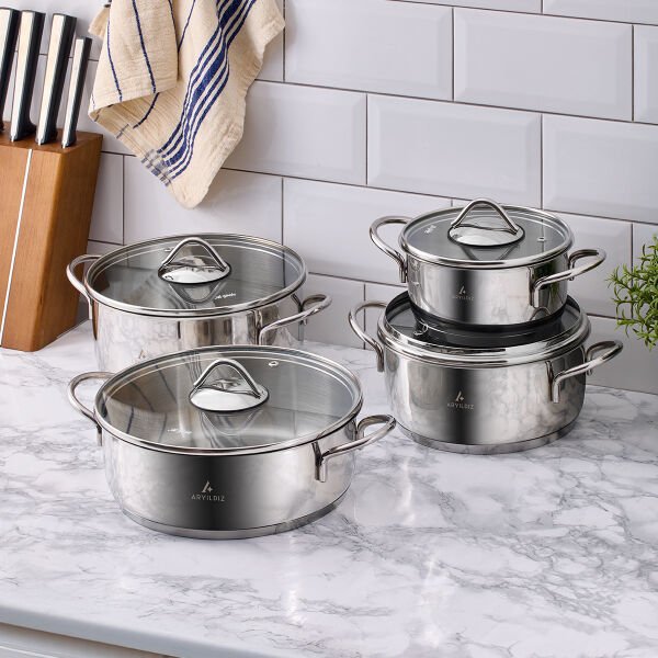 Aryıldız Solo 130 Parça Çelik Çeyiz Seti