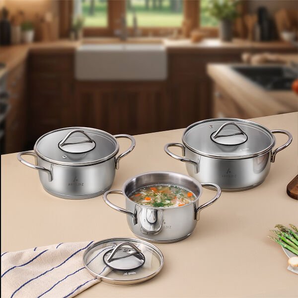 Aryıldız Solo 130 Parça Çelik Çeyiz Seti